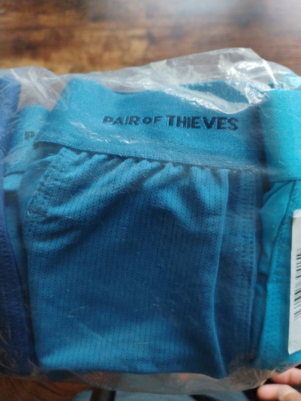 Pair of Thieves Men's Teal Boxer Briefs – Comfortable Stretch Support